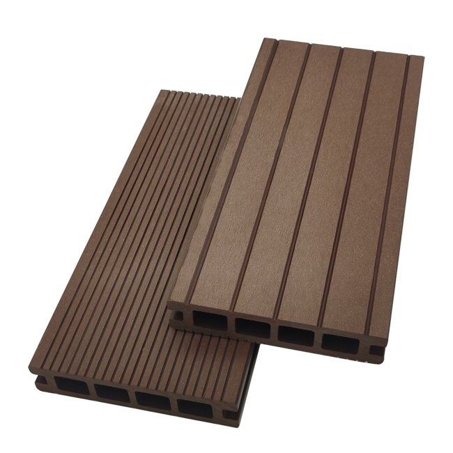 30x140 mm recyclable en bois de bois composite composite PE extérieur de terrasse