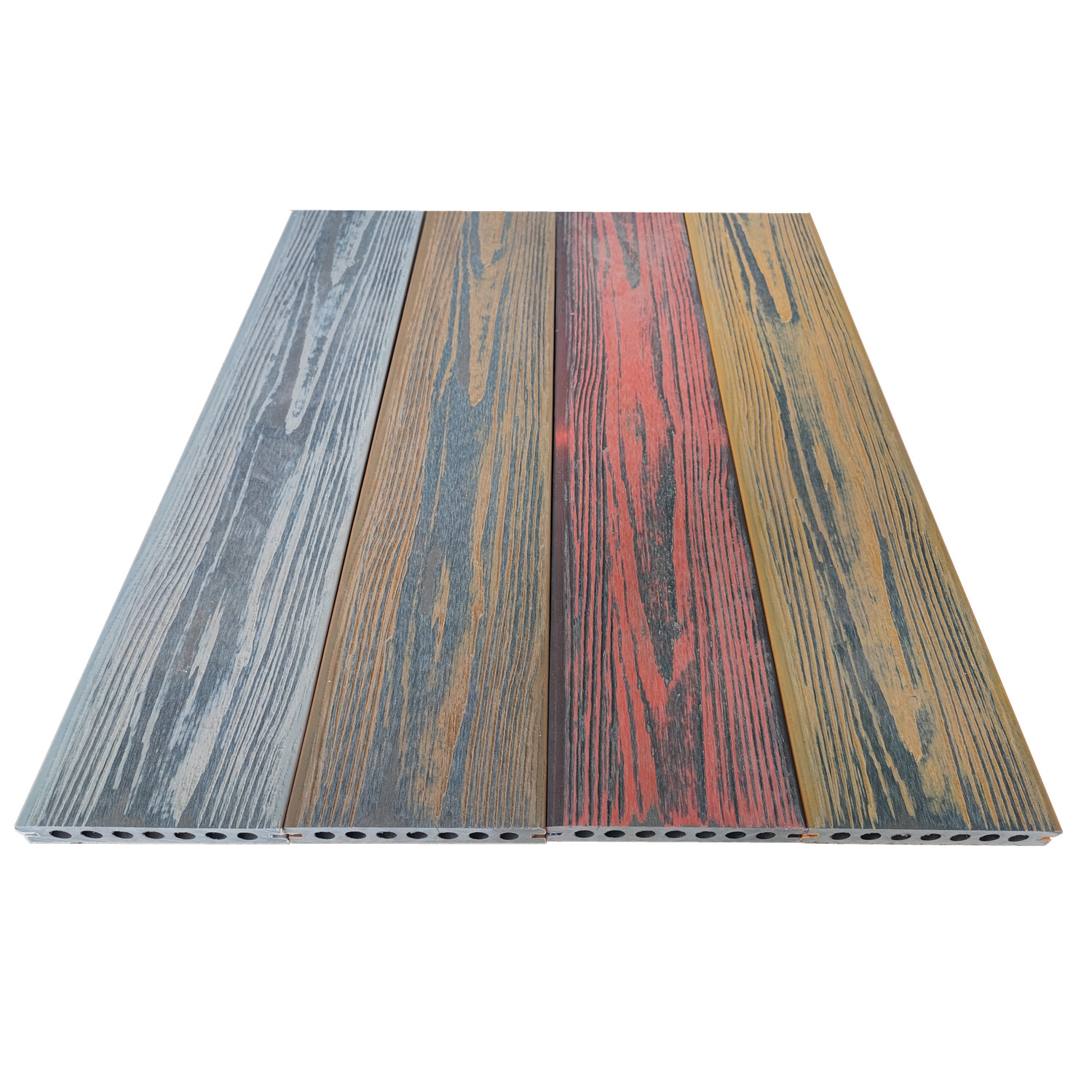 Plancher en bois co-extrudé de couleur mixte de couleur extérieure 
